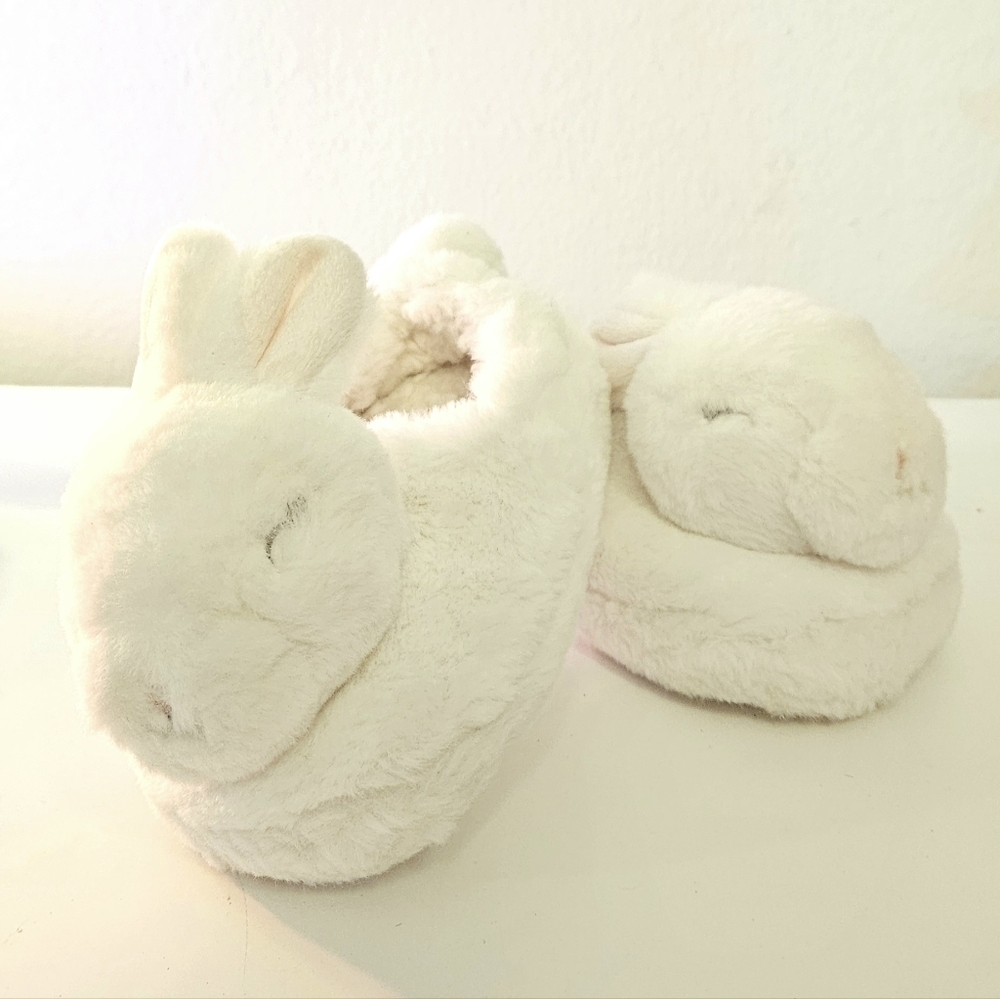 Cozy White Bunny Slippers